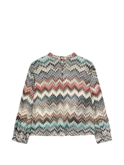 Missoni Zigzag-pattern Top In Multi
