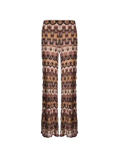 Missoni Patterned Trousers In Multi
