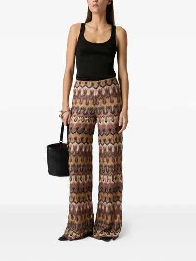 Missoni Patterned Trousers In Multi