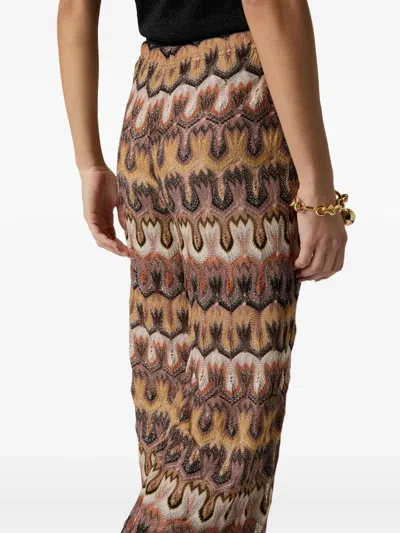 Missoni Patterned Trousers In Multi