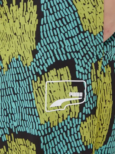 Puma Patterned Trousers In Multi