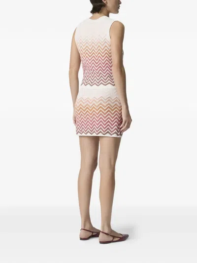 Missoni Chevron-pattern Mini Skirt In Multi