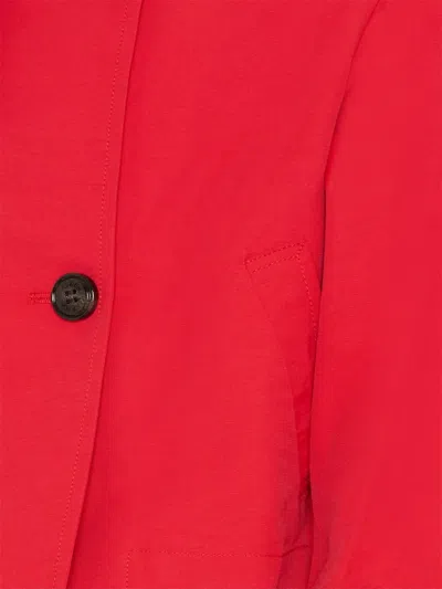 Max & Co Buttoned Cropped Jacket In Multi