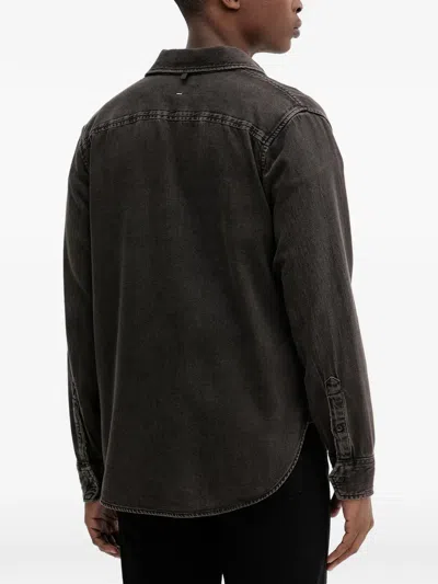 Rag & Bone Infuse Denim Slim Fit Button Down Shirt In Brown