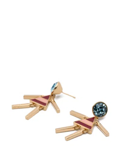 Vivetta Geometric Earrings In Gold