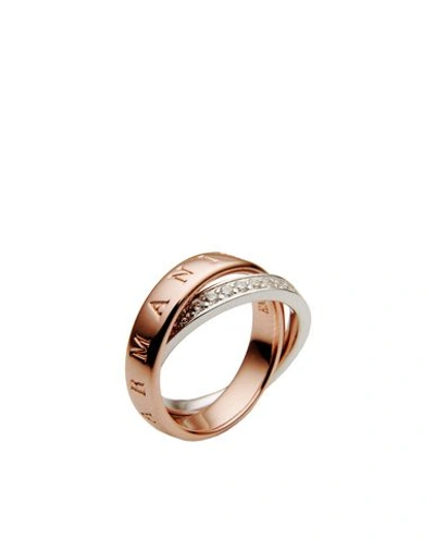 Emporio Armani Ring In Copper