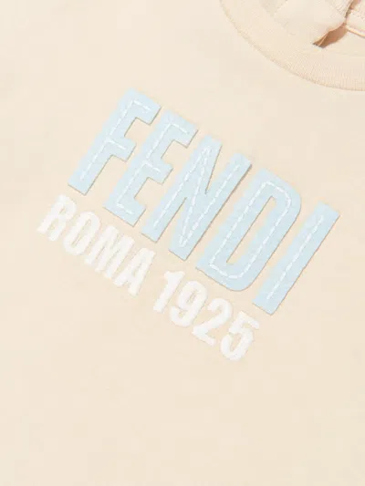 Fendi Button-up T-shirt In Neutral