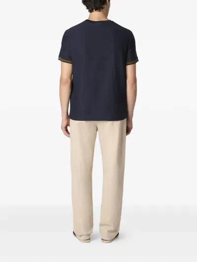 Missoni Zigzag-pattern T-shirt In Blue