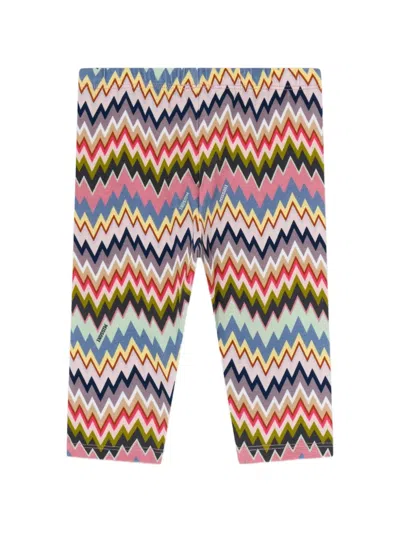 Missoni Zigzag-pattern Leggings In Multi