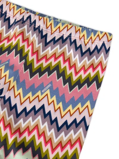Missoni Zigzag-pattern Leggings In Multi
