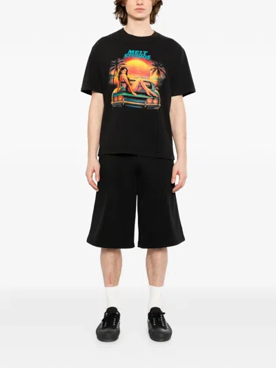 Melt Printed T-shirt In Black
