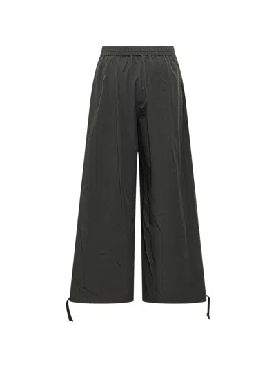 Kenzo Adjustable Drawstring Cargo Pants In Black