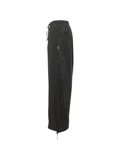 Kenzo Adjustable Drawstring Cargo Pants In Black
