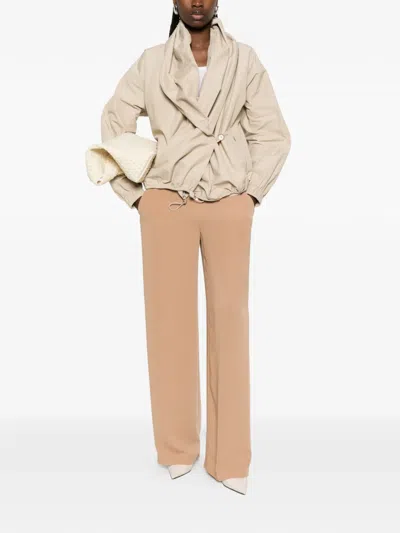 Herno Drawstring-fastening Trousers In Neutral