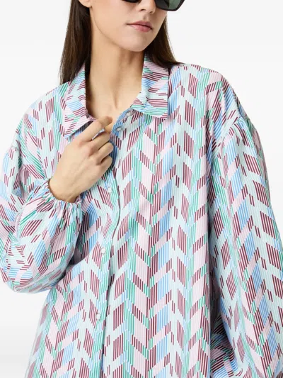 Missoni Chevron-pattern Shirt In Multi