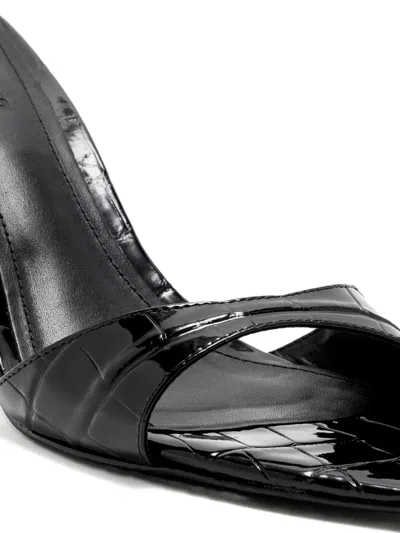 Schutz Elodie Patent Stiletto Mule Sandals In Black