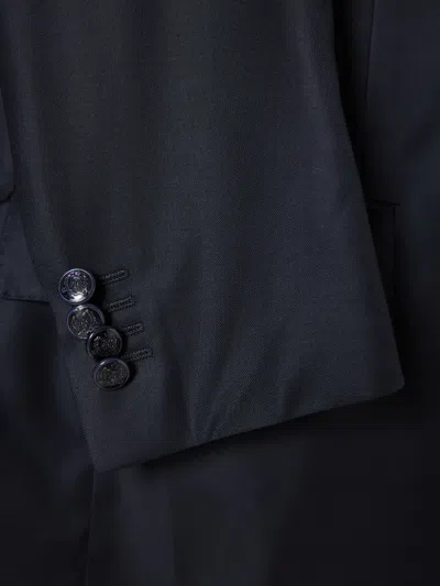 Corneliani Single-breasted Blazer In Blue