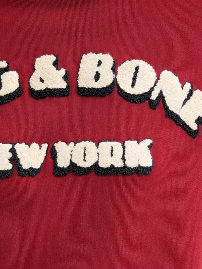 Rag & Bone Women's Rbny Oversized Pullover Sweater, Ruby In Red