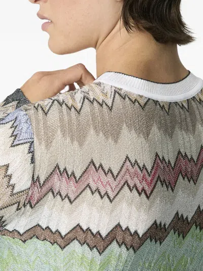 Missoni Chevron-pattern Sweaters In Neutral