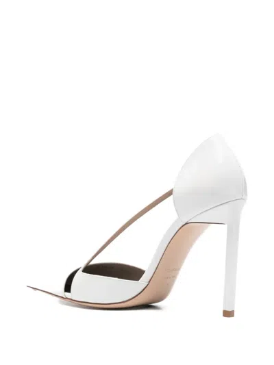 Tom Ford Stiletto Asymmetric Strap Pump In White