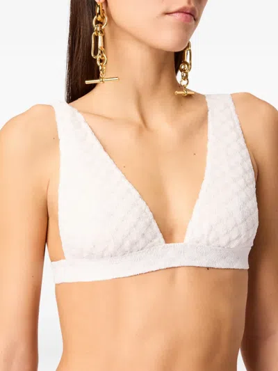 Missoni Textured Bikini Set In White