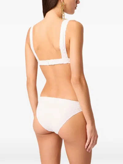 Missoni Textured Bikini Set In White