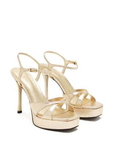 Schutz Maxine Platform Sandal In Gold