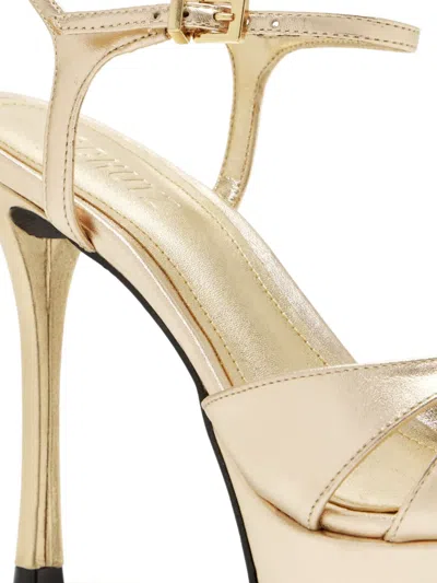 Schutz Maxine Platform Sandal In Gold