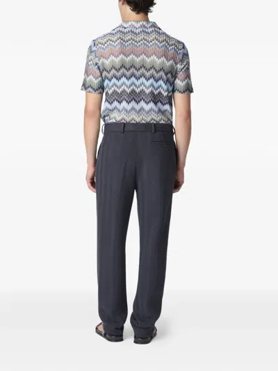 Missoni Zigzag-pattern Trousers In Multi