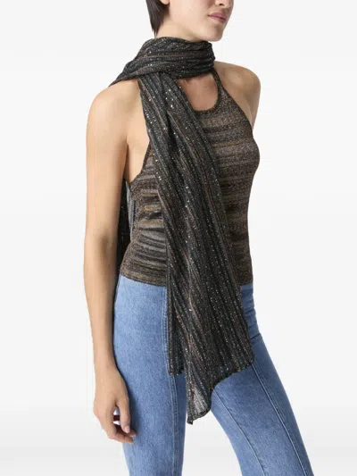 Missoni Striped-pattern Scarf In Multi