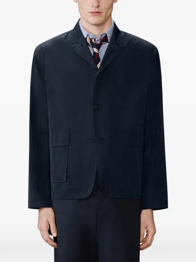 Thom Browne Packable Light Memory Tech Sport Coat In Blue