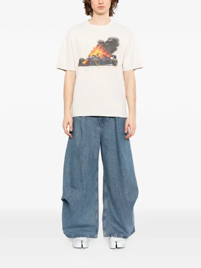 Melt Printed T-shirt In Multi