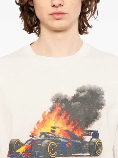 Melt Printed T-shirt In Multi