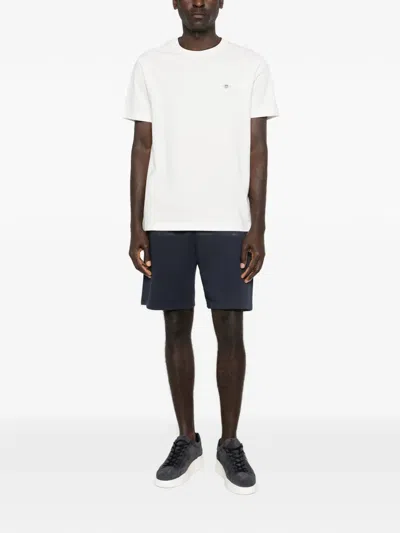Gant Drawstring Track Shorts In Blue