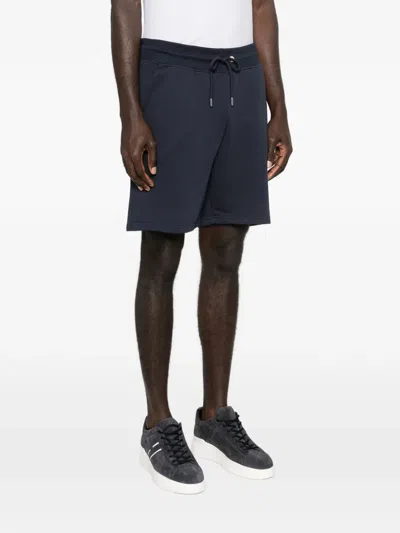 Gant Drawstring Track Shorts In Blue