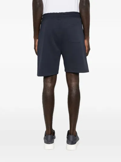 Gant Drawstring Track Shorts In Blue
