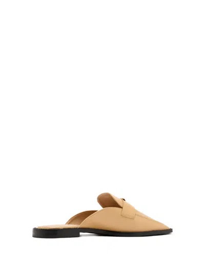 Schutz Triangle-plaque Loafers In Multi
