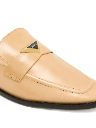 Schutz Triangle-plaque Loafers In Multi