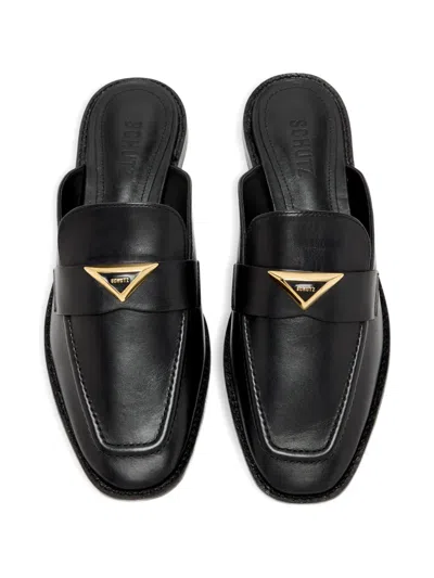 Schutz Triangular-plaque Loafers In Multi