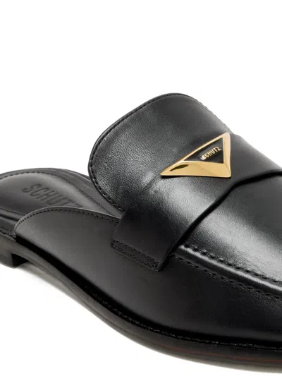 Schutz Triangular-plaque Loafers In Multi