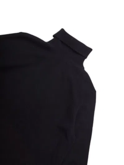 Samsoe & Samsoe Isak Turtleneck Sweater In Black