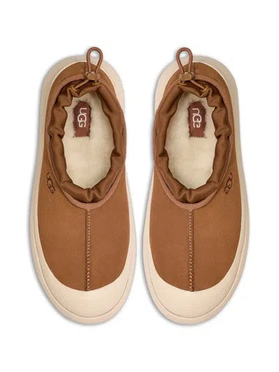 Ugg Thick Sole Adjustable Sneakers In Brown
