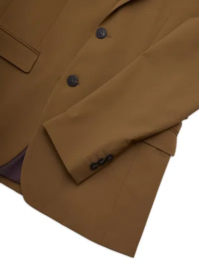 Selected Flap-pocket Blazer In Brown