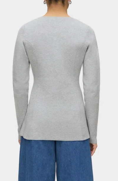 Aligne Daphne Knit Sweater Grey In Gray