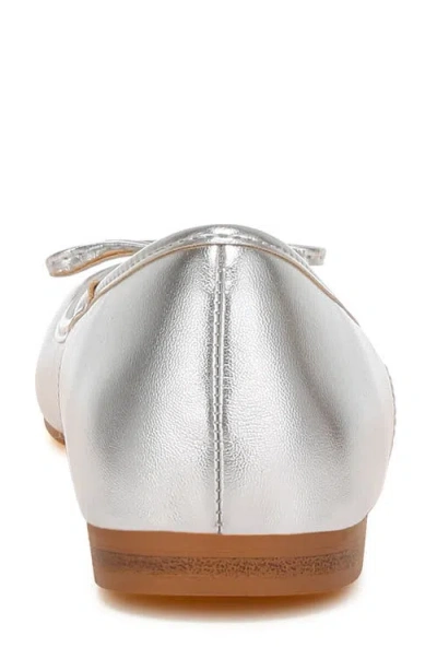 Rag & Co Enchanted Ballet Flat In Silver