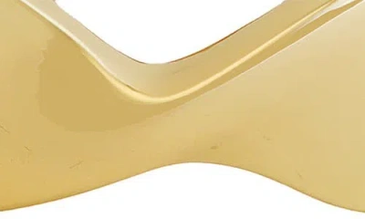 Panacea Twist Bangle In Gold
