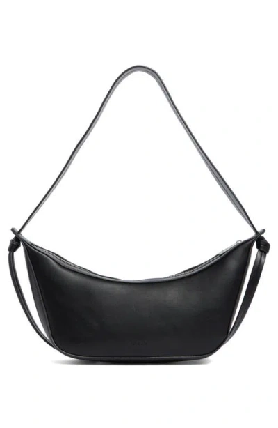 Bcbg Knotted Strap Sling Shoulder Bag In Black