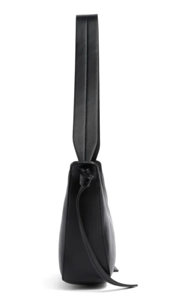 Bcbg Knotted Strap Sling Shoulder Bag In Black