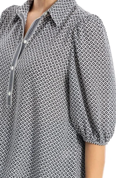 Max Studio Elbow Sleeve Top In Multi