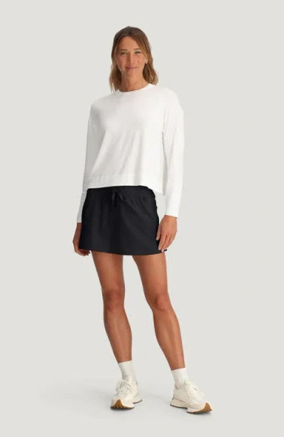 Free Fly Driftlight Drawstring Miniskirt In Black